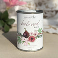 Body oil by Gesalfde in a decorative can, promoting skin nourishment and self-care.