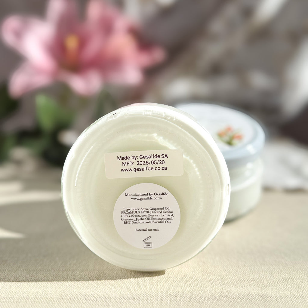 Jar of Luxurious Body Cream to nourish your skin