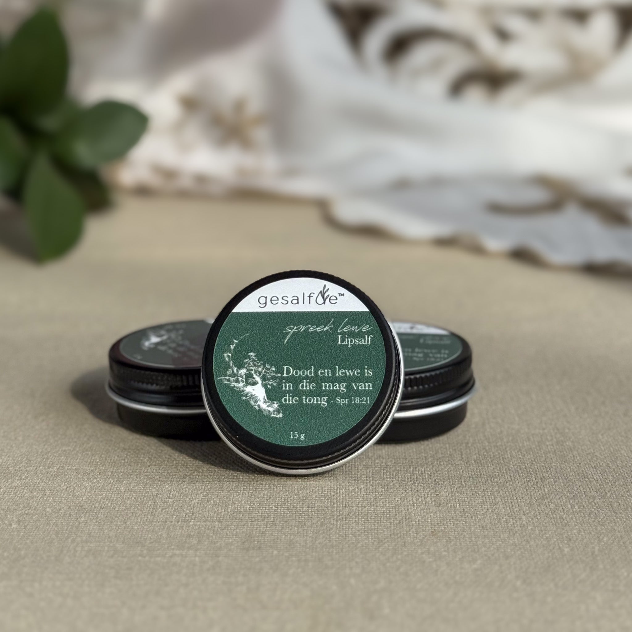 Lip balm containing natural ingredients