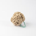 Natural Cotton Shower Pouffe | Rustic | ECONIQUE